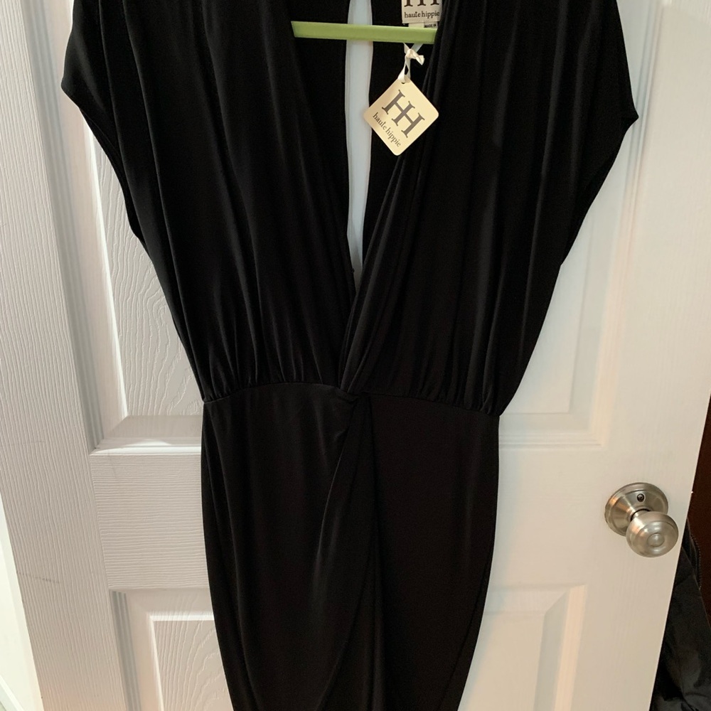 Black Haute Hippie dress